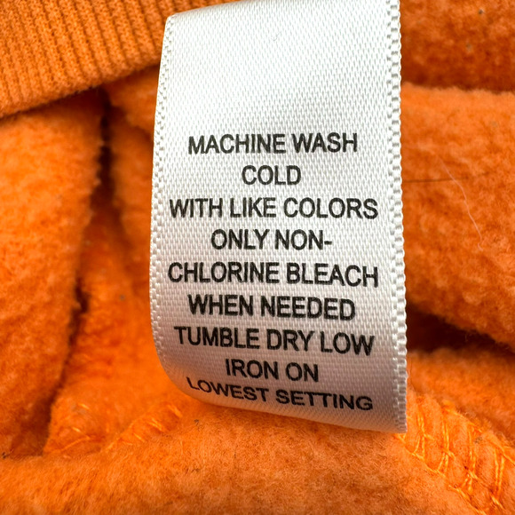 PACSUN Women's Large Orange Earth‎ Lover Ex-boyfriend Crew Neck Sweatshirt Cozy - Picture 7 of 10